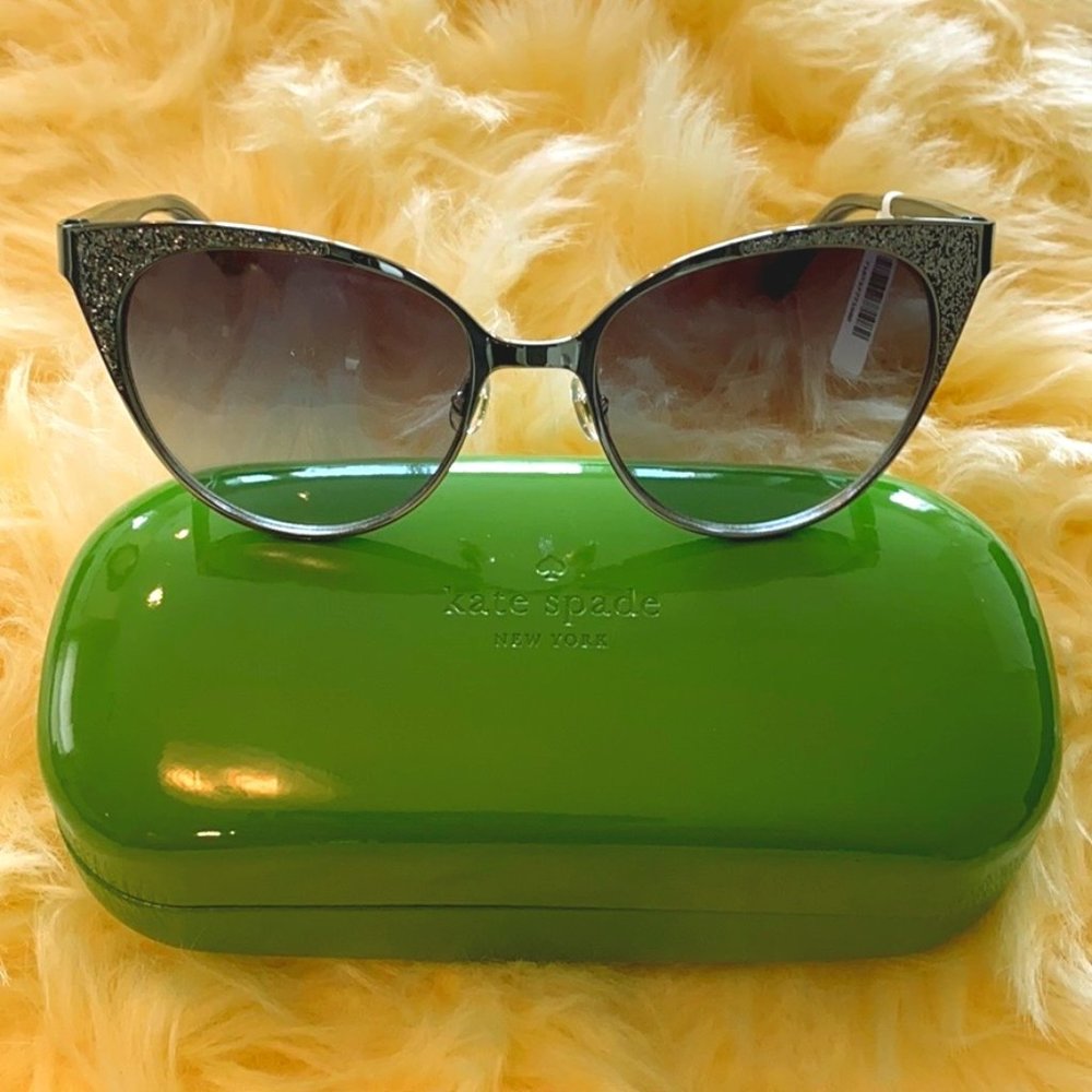 Kate Spade Marietta Sunglasses - Gunmetal